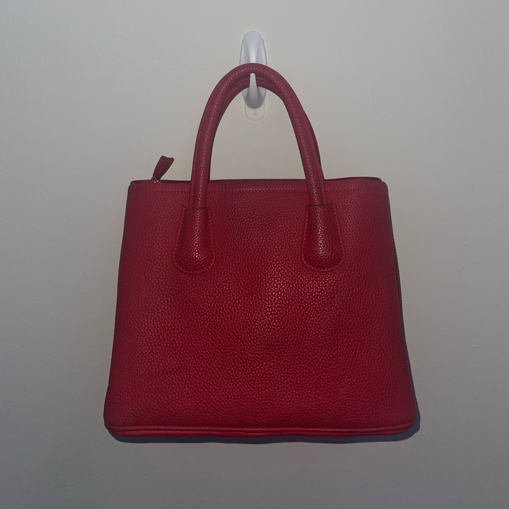 Prada Scarlet Leather Satchel - Picture 6 of 11